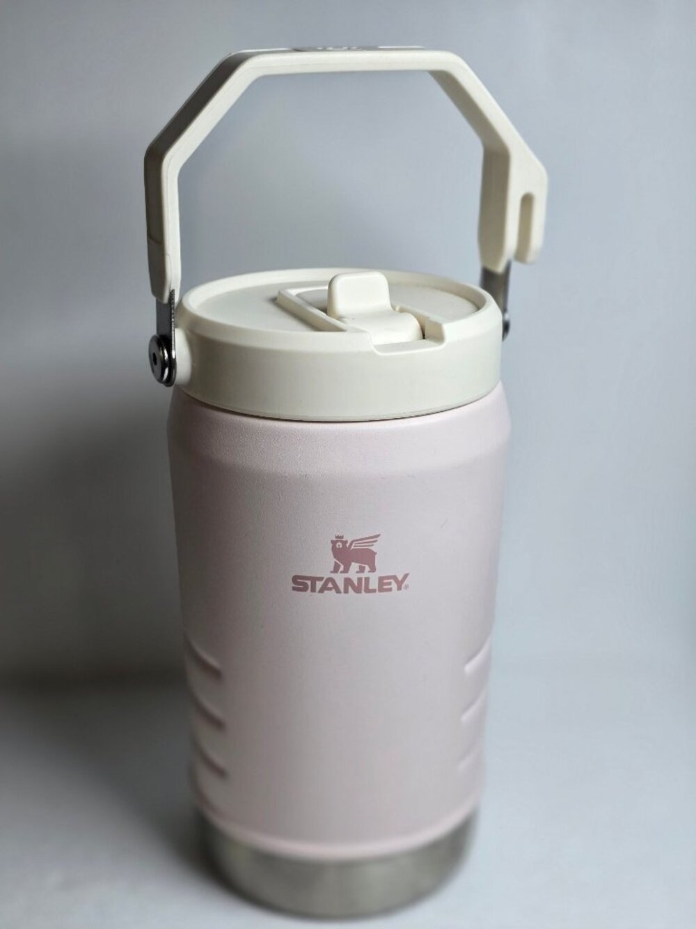 Stanley 40 Oz. Ice Flow Pink Stainless Tumbler, Vacuum Insulated Water Bottle